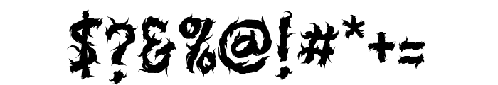 Bogarts Metal Font OTHER CHARS