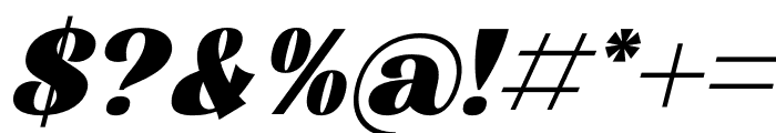 Bogien Seralu Italic Font OTHER CHARS
