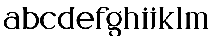 Bogota Thin Font LOWERCASE