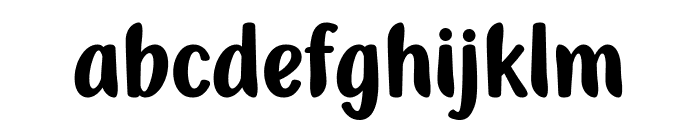 Bohabey Font LOWERCASE