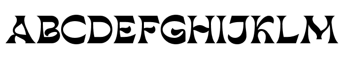 Bohay-Regular Font UPPERCASE