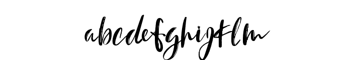 Bohemia Script Font LOWERCASE