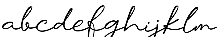 Bohemian Cassidy Font LOWERCASE