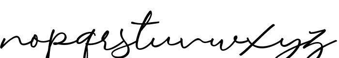 Bohemian Cassidy Font LOWERCASE