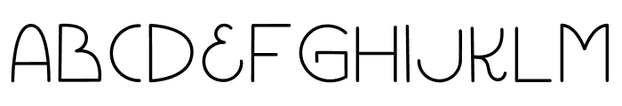 Bohemian Simple Font UPPERCASE