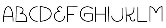 Bohemian Simple Font LOWERCASE