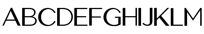 Bohemy Sans Serif Regular Font UPPERCASE