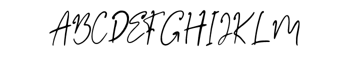 Bohemy Script Regular Font UPPERCASE