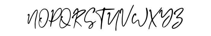 Bohemy Script Regular Font UPPERCASE