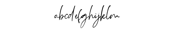 Bohemy Script Regular Font LOWERCASE