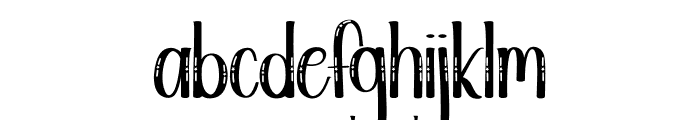 Boho Bubble Font LOWERCASE