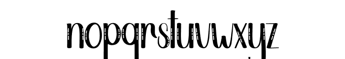 Boho Bubble Font LOWERCASE