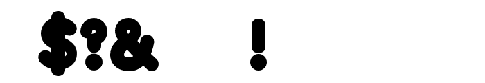 Boho Font - Filled Regular Font OTHER CHARS