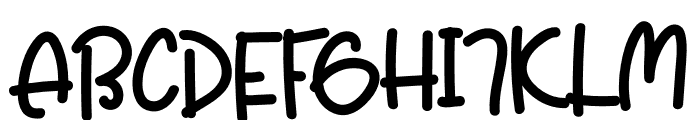 Boho Fonts School Font UPPERCASE