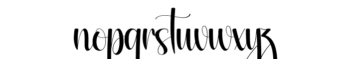 Boho Hipster Font LOWERCASE