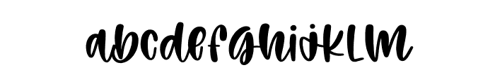 Boho Mother Tail Font LOWERCASE