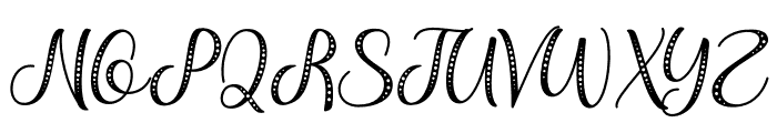 Boho Script Decorative Font UPPERCASE