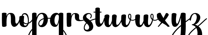 Boho Script Regular Font LOWERCASE