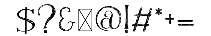 Boho Signature Serif Font OTHER CHARS