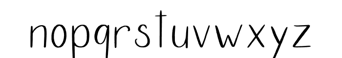 Boho Signature Thin Font LOWERCASE