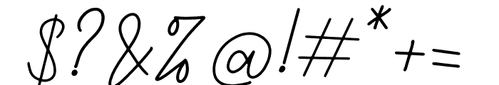 Boho Signature Font OTHER CHARS