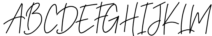 Boho Signature Font UPPERCASE
