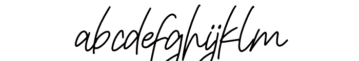 Boho Signature Font LOWERCASE
