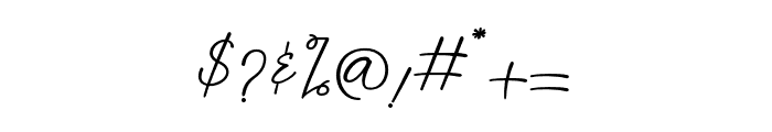 BohoSignature Font OTHER CHARS