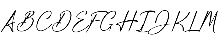 BohoSignature Font UPPERCASE