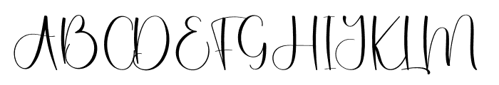 Bohoho Font UPPERCASE
