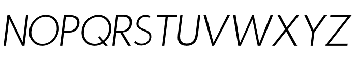 Boilover ExtraLight Italic Font UPPERCASE