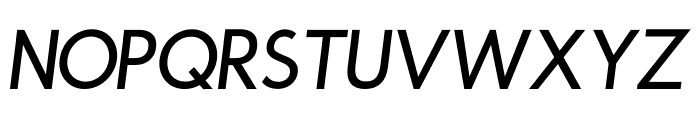 Boilover SemiBold Italic Font UPPERCASE