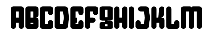Boing Groovy Font UPPERCASE