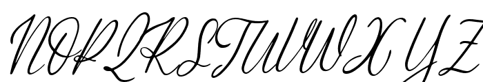Bojan Signature Italic Font UPPERCASE