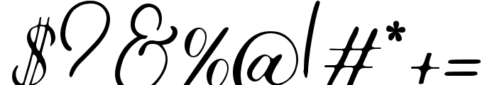 Bojan Signature Font OTHER CHARS