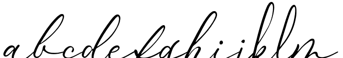 Bojan Signature Font LOWERCASE