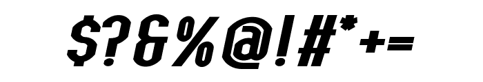 Bokeseni Black Italic Font OTHER CHARS