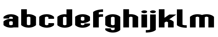 Bokeseni Fat Expanded Font LOWERCASE