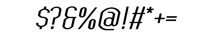Bokeseni Italic Font OTHER CHARS