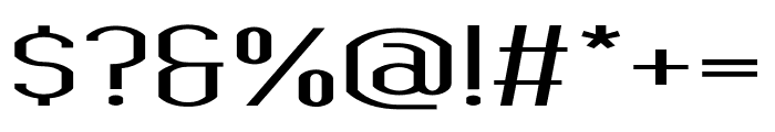 Bokeseni SemiBold Expanded Font OTHER CHARS
