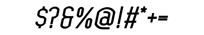 Bokeseni SemiBold Italic Font OTHER CHARS
