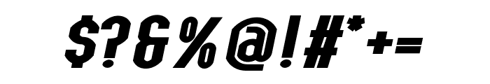 Bokeseni UltraBlack Italic Font OTHER CHARS