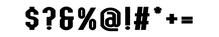 Bokeseni UltraBlack Font OTHER CHARS