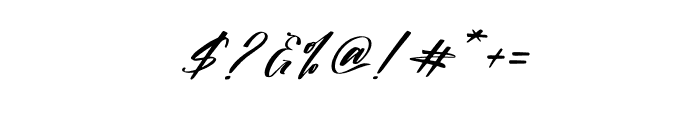 Bokeylan Qimghora Italic Font OTHER CHARS