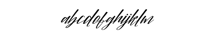 Bokeylan Qimghora Italic Font LOWERCASE