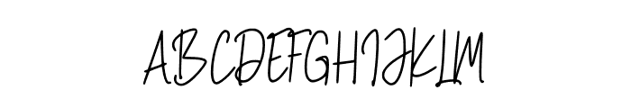 Bolah Signature Font UPPERCASE
