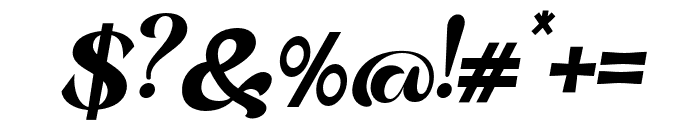 Bolaken Italic Font OTHER CHARS