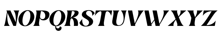 Bolaken Italic Font UPPERCASE
