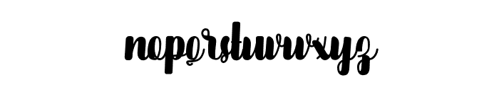 Bold Berrywalls Font LOWERCASE