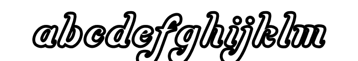 Bold Groovy Monoline Font LOWERCASE